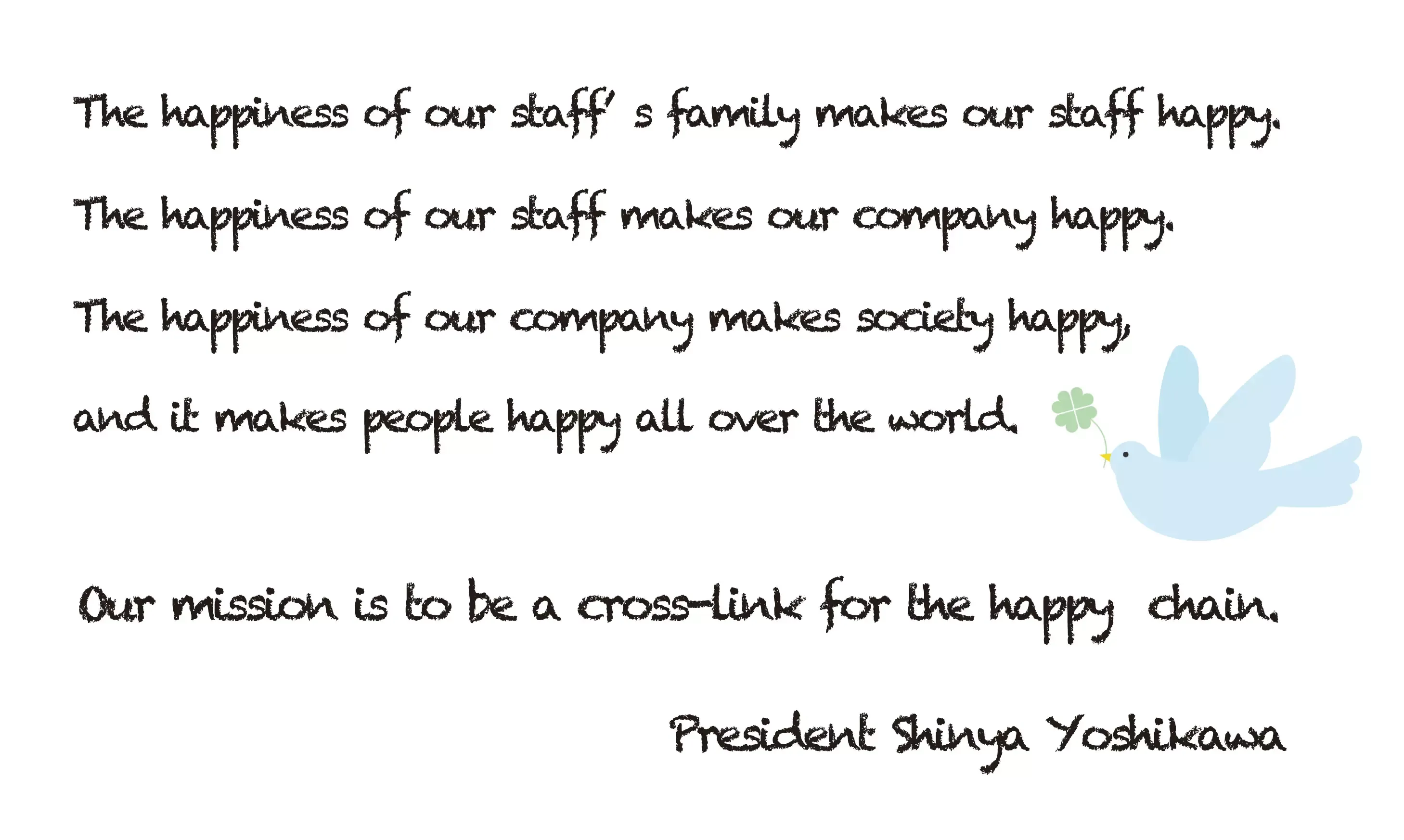 Message from CEO